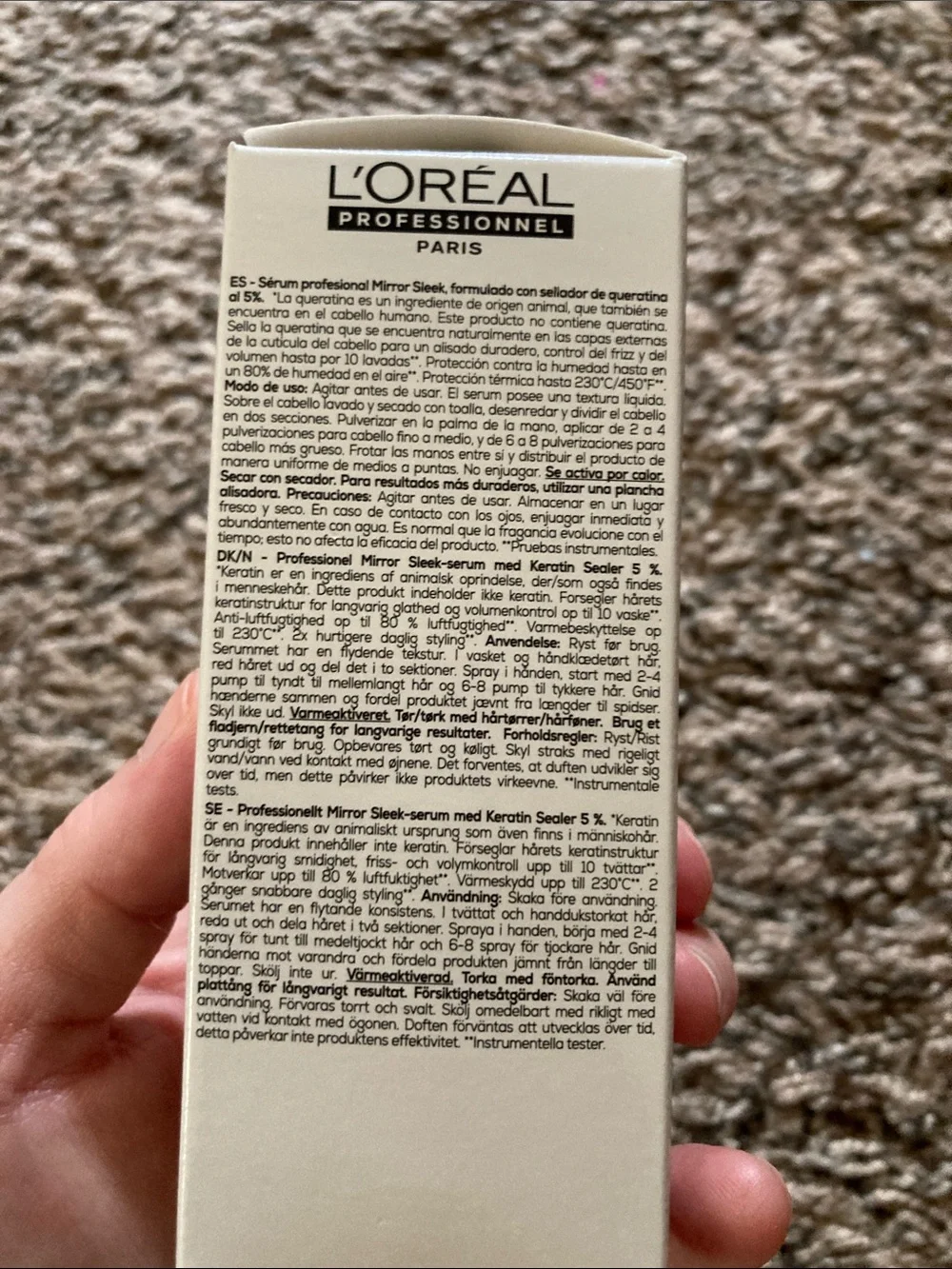 L’Oréal Keratin Alpha Sleek USED TWICE